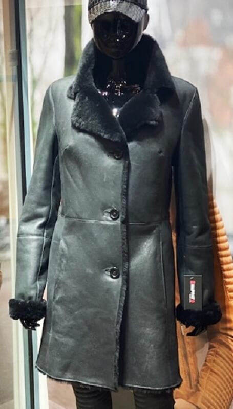 3k lammy coat dames - Nappato Leather