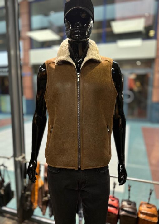 Bodywarmer lammy heren wood