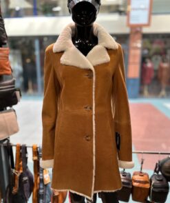 Lammy Trenchcoat Dames Cognac