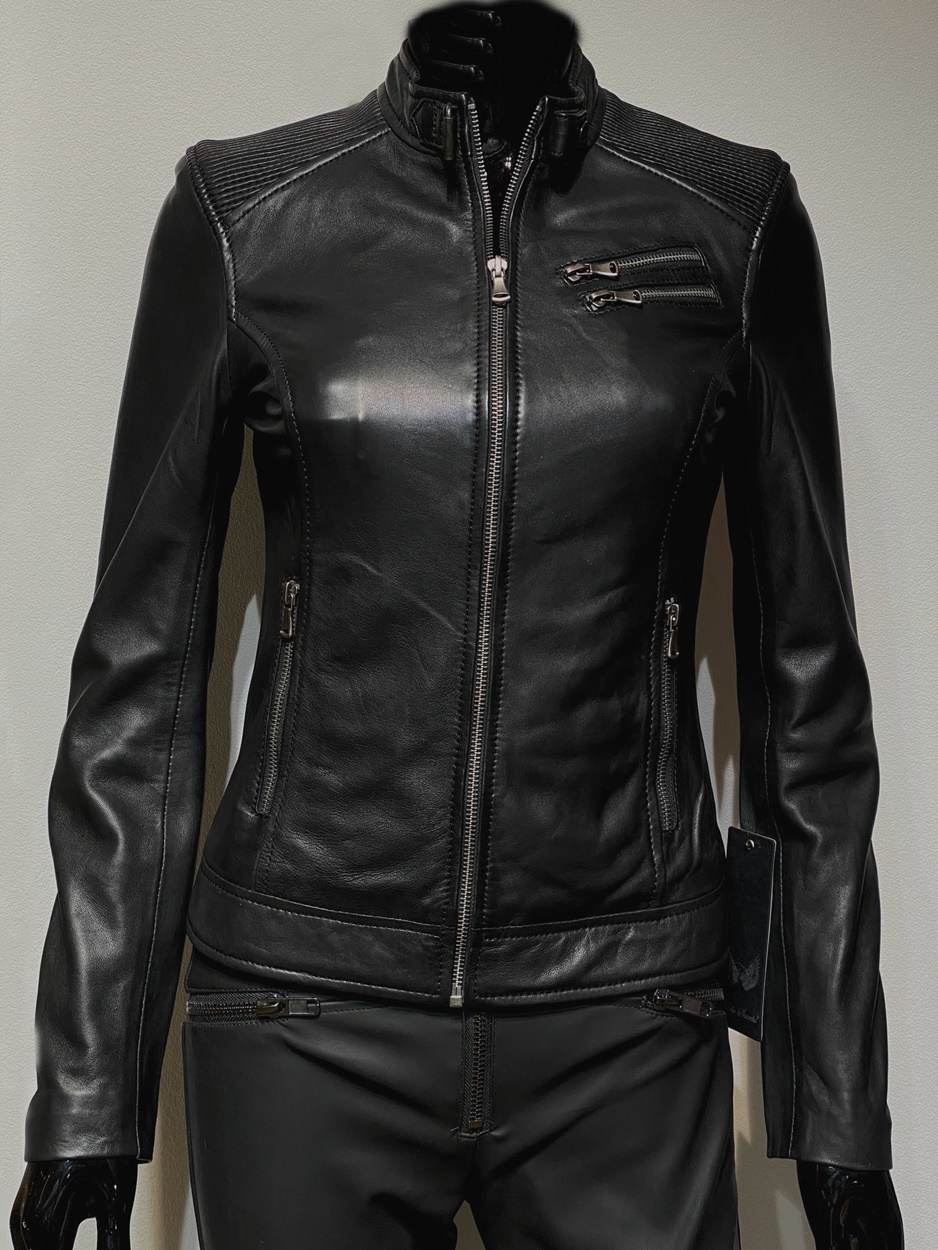 Voorrecht Ik heb het erkend sla Sonia/k zwart leren jas dames - Nappato Leather Nijmegen